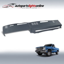 Fit For 1981-1990 1991 Chevrolet Chevy GMC SUV Pickup Trucks Dark Dash Pad Cover picture