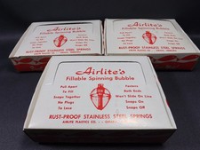 (36) Airlite's Fillable Spinning Bubbles Model A 810 A Vintage Fishing Bobbers picture