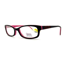 Chelsea Morgan CMM 5001 BK/PK Kids Pink Eyeglasses Frames 48-15-135 a2 picture