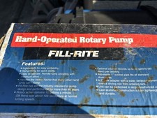 FR-112  FILL-RITE Rotary Fuel Transfer Pump: Metered  with Hose & Nozzle, Bungl picture