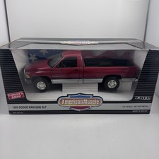 Ertl American Muscle 1995 Dodge Ram 2500 SLT 1:18 Scale Diecast Pickup Truck Red picture