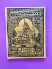 THE PALLISER'S LATE VICTORIAN ARCHITECTURE ~ Model Homes Cottages 1878 facsimile picture