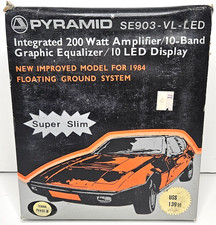 Vintage Pyramid SE903-VL-LED 10-Band Graphic Equalizer, 200 Watts Amp. New picture