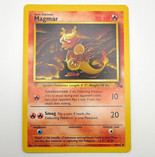 The Pokémon Company Magmar Fossil 39/62 Regular EN 1999 70 HP Unlimited Uncommon picture