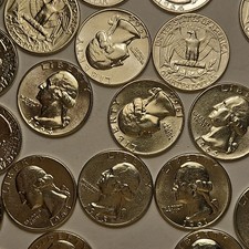 1957 - 1964 Washington Quarter - 90% Silver BU Uncirculated - P or D - One Coin picture