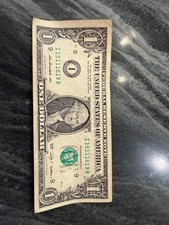 Lot of 8 Fancy Serial $1 Bills - Triples 999, 111, 222, 444 - Five 1s picture