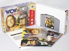 WCW vs. NWO: World Tour N64 Complete CIB Very Good Condition w/ RARE POSTER picture