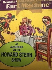 RARE Vintage Howard Stern Show Exclusive Radio Controlled Fart Machine Cool picture