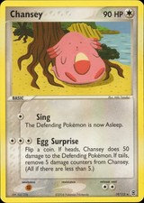 Chansey Rare EX FireRed & LeafGreen 19/112 NM picture