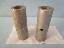 Vtg PAIR BIKE PEGS heavy duty chrome silvertone picture