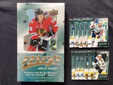 2026-27 Upper Deck MVP Hockey Cards. Rookies, SP’s. Cards 1-250. You Pick List picture