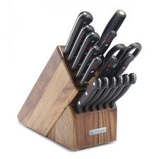 Wusthof Gourmet 16-Piece Knife Block Set Acacia Brand New Sealed picture