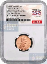 Presale 2026 S Lincoln Cent 1C NGC PF70 RD Ultra Cameo First Day Issue FDI #2830 picture