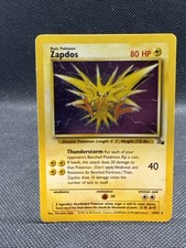 Zapdos 15/62 Fossil Holo MP+LP- Pokemon TCG picture