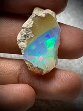 100% Natural Ethiopian Welo Fire Opal Loose Gemstone Rough 12.95 Carat picture