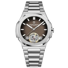Pagani Design PD-YS025 Black Skeleton Auto E325 Sapphire 42mm Men Watch New picture