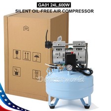 24L Dental Silent Oil-Free Air Compressor Portable Medical Pump for 1-2 Chairs picture