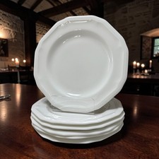 6 Mikasa Antique White 6.5” Bread Plates EXC picture