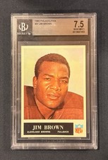 1965 Philadelphia - Jim Brown #31 BGS 7.5 Clean  picture