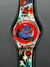 SWATCH ART SPECIAL – SAM FRANCIS – GZ123 – 1992 – MINT CONDITION VINTAGE picture