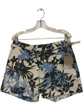 Tom Ford Swim Trunks Men 48 Blue Tropical Floral Compact Poplin Front Pocket NWT picture
