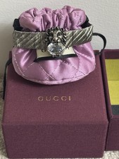 GUCCI Lion Head Crystal Bracelet Stunning Authentic Rare Gucci Design with Box picture