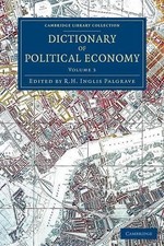 Dictionary of Political Economy by R.H. Inglis Palgrave (English) Paperback Book picture