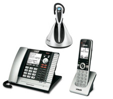 NEW Vtech 4 Line Corded & Cordless Office Business Phone System w 500ft Headset picture