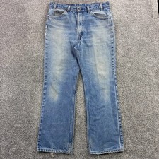 Vintage Levi's 517 Jeans Mens 36x30 Blue Cotton Orange Tab USA Made 20517-0217 picture