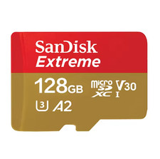 Sandisk Extreme Micro SD Memory Card 128GB Real Original with Adapter New picture