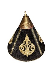 Traditional Moroccan Handmade copper decor Vintage Middle Eastern Velvet Decor picture