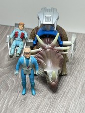 Vintage 1987 Tyco DINO-RIDERS Styracosaurus w/ Turret and Llahd 2.75