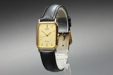 Vintage [ Exc+5 ] Seiko Dolce 7731-5240 Gold Dial Quartz Men's Watch From JAPAN picture