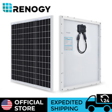 Renogy 50W 12V Monocrystalline Solar Panel Small Solar Setup PV Power Off Grid picture