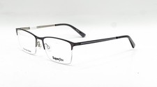 NEW SUPERFLEX SF-637 M103 GREY AUTHENTIC EYEGLASSES 56-18 picture