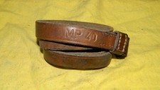 Original Surplus MP40 Leather Sling for WWII WWII German MP-40 picture