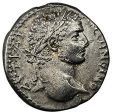 Caracalla 198-217 AD, NGC XF, HUGE Silver Tetradrachm, ANTIOCH Roman Empire Coin picture