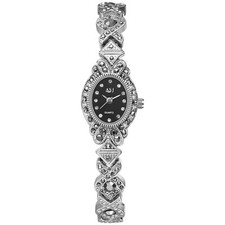 Vintage Womens Ladies Slim Bracelet Watch Vintage Floral Dial Quartz Wrist Watch picture