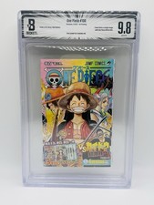 BGS 9.8 One Piece #100 Vol 100 2021 1st Printing Edition Graded Manga Jump obi picture