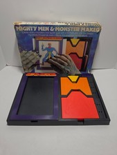 Vintage Mighty Men & Monster Maker Design Kit with Box 80% Complete TOMY 1979 picture