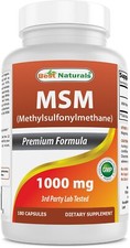Best Naturals MSM 1000 mg 180 Capsules picture