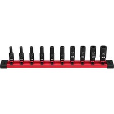 Milwaukee Tool 49-66-7001 10 Pc. Shockwave Impact Duty 1/4 In. Drive Sae Deep picture
