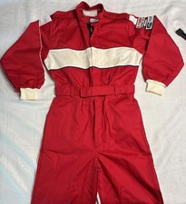 NWOT G-Force Youth  Kart Midget Auto Racing Suit Red/White SFI 3.2a/1  SZ CL picture