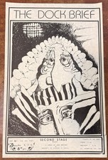 Vintage Theater Poster The Dock Brief Courtroom Comedy John Mortimer 17x11 picture