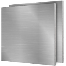 2 Pack 6061 Aluminum Sheet 12 X 12 X 1/4 Inches Sturdy & Durable Aluminum Plate picture