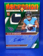 2025 Panini Phoenix Elic Ayomanor /25 RPA RC Rookie Patch Auto Ascension Mint-GM picture