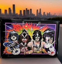 kiss unmasked Promo 1980 Poster 11 X 17 Framed picture