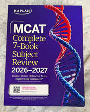 Kaplan MCAT Complete 7-Book Subject Review 2026-2027 Box Set picture