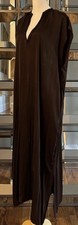 Jaga Chocolate Brown Painted Maxi Dress SZ 1, US SZ 6 New W/Tags Made In U S A picture