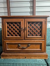 Vintage 1960s Drexel Esperanto Walnut Nightstand Mid-Century Spanish Modern picture